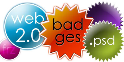 Web 2 0 badgesDA